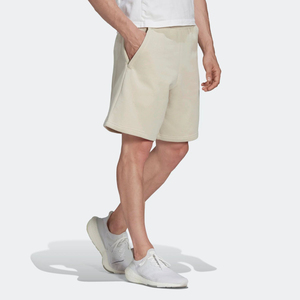 Recién llegado, pantalones cortos de ajuste Regular con cordón en la cintura elástica, 70% de algodón, 30% de poliéster reciclado, pantalones cortos deportivos de color negro azabache - Product Image 3