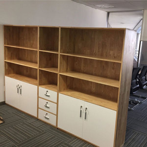 Modern Minimalist Wooden <b>Filing</b> Cabinet 270x35x170cm THS68008 Home Office Warehouse Bedroom Glass - Product Image 2