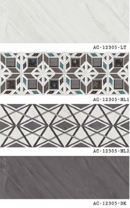 Mejor Precio de alta calidad 250x750MM azulejos de pared de cerámica brillante diseño moderno impermeable ignífugo para baño de Hotel - Product Image 6