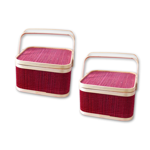 Hot Selling Bamboo <b>Gift</b> <b>Baskets</b>: The Stylish and Sustainable Alternative to Traditional Wrapping with High Quality - Product Image 1