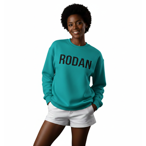 Sweat-shirt à col rond pour femme, vert, Adventure, coupe classique, 100% coton, tricoté, manches longues, Trackstar, OEM, marque privée - Product Image 5