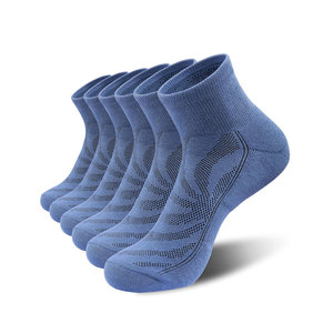 Calcetines deportivos cómodos de algodón/poliéster para hombre de alta calidad, Estilo negro, rojo, logotipo, diseño colorido elegante - Product Image 1