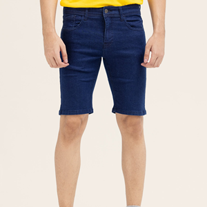 กางเกงยีนส์ขาสั้นผู้ชายทรงตรงเอวกลาง แห้งเร็ว สวมใส่สบาย กันลม คุณภาพสูง แฟชั่นฤดูร้อน ผลิตในปากีสถาน - Product Image 3