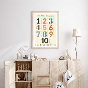 Póster Educativo de Tablas de Multiplicar para Niños, para Colgar en la Pared - Product Image 4