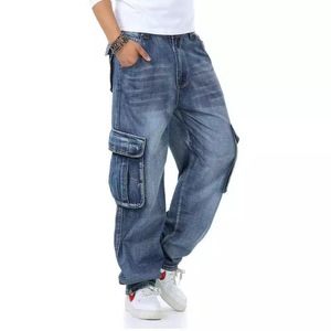 Pantalones Vaqueros Rectos de Corte Regular para Hombre, Ligeros, Diseño Sólido, Estilo Urbano, 100% Algodón, Ecológicos, Transpirables y de Secado Rápido - Product Image 4