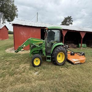 John Deeree 4066R tractor multifunctional <b>agricultural</b> <b>equipment</b> for farmers plowing mowing snow removal landscaping cultivation - Product Image 5