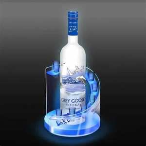 ราคาโรงงานปี 2026 ชั้นวางไวน์อะคริลิคแบบกำหนดเองพร้อมไฟ LED ผิวเงา ทันสมัย สวยงาม พร้อมประกอบสำเร็จ - Product Image 2