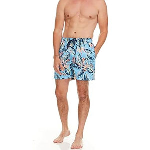 กางเกงขาสั้นเดินชายหาดของผู้ชายสไตล์ไฮสตรีทแบบกำหนดเองได้ลายพื้นระบายอากาศได้ดีดีไซน์ใหม่ล่าสุดย้อมสีเรียบ - Product Image 3