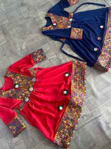 Robe afghane de haute qualité pour femmes, couleur verte, pour enfants, prix de gros et MOQ faible, robe sur mesure - Product Image 2