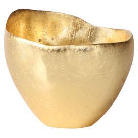 Cuenco de latón pulido vintage con detalles grabados y base fuerte, ideal para exhibir popurrí o adornos de temporada - Product Image 2