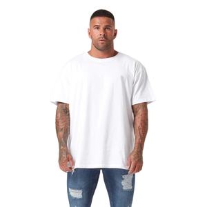 T-shirt surdimensionné personnalisé pour hommes 250-300 Gsm poids lourd 100% coton épaule tombante Boxy Fit Crop T-shirt - Product Image 5
