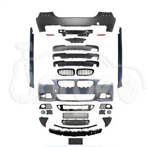 Kit de carrocería M Tech para <span class=keywords><strong>BMW</strong></span> 5 Series F10 2012, parachoques delantero, difusor trasero, faldón lateral de escape, parrilla F18, accesorio de afinación, piezas de coche PP - Product Image 1