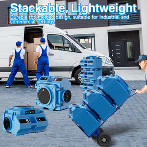 Industriële Commerciële Groene Waterschade Restauratie Premium Draagbare Lucht Scrubber Luchtfilter Droger Kelder Luchtreiniger - Product Image 6