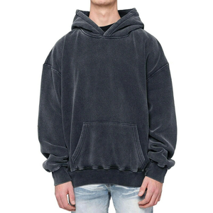 เสื้อฮู้ดซักกรดระบายอากาศได้ดีเสื้อมีฮู้ดโอเวอร์ไซส์ผ้าฝ้าย100% ออกแบบได้ตามต้องการ - Product Image 6