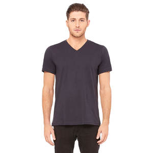 High Quality Cotton <b>Polyester</b> Men V Neck <b>Tshirt</b> with Your Own Design T Shirts - Product Image 4