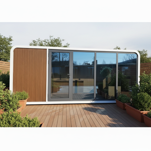 Cabaña Móvil Multifuncional de Lujo Prefabricada de 5.8m con Panel Sándwich de Acero Transpirable, Certificación CE - Product Image 1