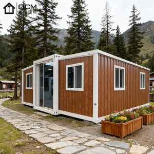 Casa Contenedor Expandible OCM <span class=keywords><strong>de</strong></span> 20 pies, Casa Modular Prefabricada Moderna para el Mercado <span class=keywords><strong>de</strong></span> Alemania y Francia, Cabaña Portátil <span class=keywords><strong>de</strong></span> Lujo - Product Image 1