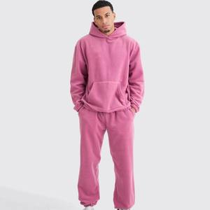 Prix de gros, sur mesure, 100% coton, épais, lourd, broderie, survêtement, coupe ample, molleton français, coupe ample, sweat-shirts à capuche pour hommes - Product Image 5