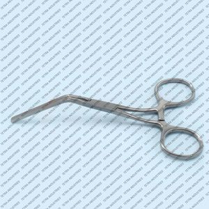 O.R Grado DeBakey Anillo Manejado Cardiovascular Bulldog Abrazadera Ángulo de 45 grados Instrumentos cardiovasculares Anastomosis Abrazadera vascular - Product Image 4