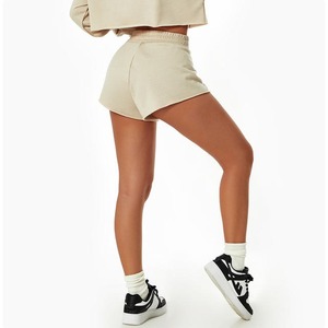 2023 mode en gros solide léger respirant Yoga course Shorts de sport salon décontracté taille haute Fitness entraînement Jogging - Product Image 2