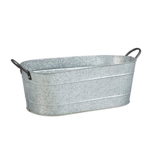 Soporte de maceta galvanizado de hierro clásico para macetas y macetas de decoración de vivero de granja interior y exterior - Product Image 6