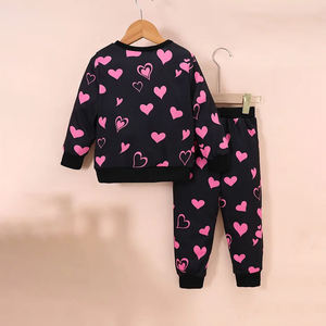 Chándal de invierno 2025 para niños, chándal personalizado con logotipo, diseño liso de algodón y poliéster transpirable para niños y niñas - Product Image 3