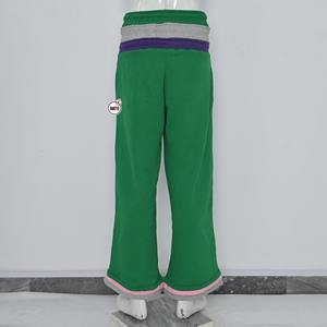 Pantalon évasé en éponge française surdimensionné unisexe taille moyenne cordon droit pantalon large en détresse de haute qualité poids lourd - Product Image 2