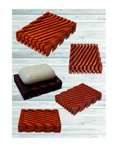 Jabonera de Madera Duradera de Lujo para Baño y Cocina con Drenaje de Agua, Accesorio Ecológico para el Hogar - Product Image 3