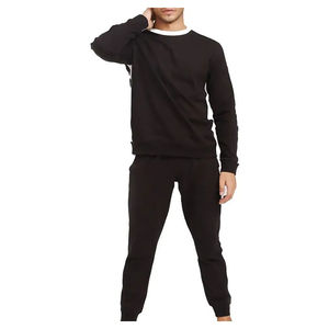 ชุดวอร์มผู้ชายคุณภาพสูงสำหรับฤดูหนาว แบบ 2 ชิ้น รับสกรีนโลโก้ สีพื้น ผ้าฝ้าย 100% น้ำหนักเบา แฟชั่นเสื้อฮู้ด - Product Image 2