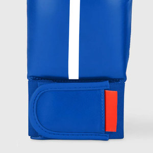 2025 azul 8oz PU cuero Karate guantes de boxeo Pakistán hecho a mano buen vendedor último estilo con diseño transpirable único - Product Image 6