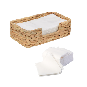 Op shopping-bandeja de servicio para cocina, soporte para servilletas de jacinto de agua, organizador de cesta de mimbre para Baño - Product Image 1