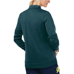 Zip up Warm up Femmes Hommes Logo Personnalisé Scrubs Manteau D'allaitement Hôpital Médecin Uniformes Scrubs Vestes Tops - Product Image 5