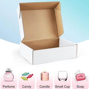 Ensemble de boîtes postales ondulées blanches pour le courrier des petites entreprises, les cadeaux et l'emballage-Boîtes d'expédition en carton robustes - Product Image 5