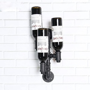 Meilleure vente de bouteilles de vin de conception industrielle support mural de vin de conception moderne taille personnalisée pour la décoration de salle à manger - Product Image 1