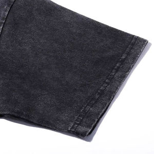 Logo personnalisé Vintage 250 GSM coton lourd lavé à l'acide T-Shirt séchage rapide respirant surdimensionné coupe décontractée Street Wear solide - Product Image 4