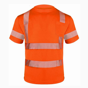 Camisas de trabajo de alta visibilidad personalizadas OEM, uniforme de seguridad reflectante de poliéster de alta calidad, camisa reflectante personalizada de buena calidad - Product Image 1