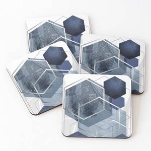 Plateau de dessous de verre en liège dégradé à sublimation brillante durable Prix attractif sur de nouveaux tapis et coussinets au design personnalisé - Product Image 2