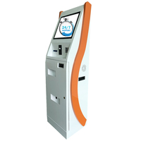 Diseño de quiosco de pago de autoservicio inteligente con aceptador de billetes e impresora a la venta en efectivo y tarjeta fabricados en Shenzhen