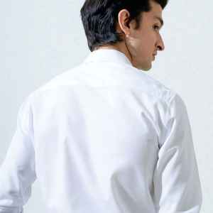 Chemise habillée en flanelle à manches longues pour homme, coupe ajustée, décontractée, 100% coton, motif à carreaux, respirante, anti-froissement, écologique - Product Image 5