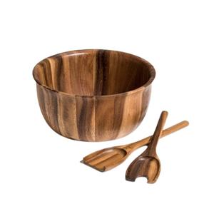 <b>Wood</b> Bowl and Spoon <b>Set</b> High Quality <b>Wood</b> Product Wholesale <b>Wood</b> Bowl and Spoon <b>Set</b> for Home Hotel and Restaurant - Product Image 1