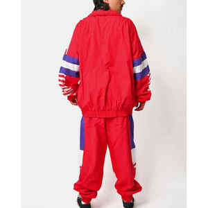 2025 coupe-vent ensemble hommes deux pièces fermeture éclair Vintage Nylon survêtement XXL coupe-vent Streetwear Style unisexe Logo vêtements de sport - Product Image 2