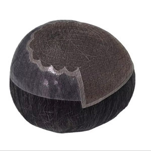 Perruque en cheveux humains Q6 Yaki, toupet pour homme, cheveux vierges Remy, trame unique, Bangladash Naturalizer Curl Bonnet, extension de cheveux Remi - Product Image 4