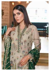 2025 Logo personnalisé brodé imprimé non cousu OEM Service tenue de fête décontractée pour les mariages pakistanais - Product Image 3