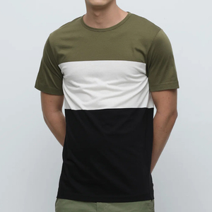 Offre Spéciale T-shirts pour hommes tricotés de qualité supérieure broderie Logo manches courtes conception personnalisée t-shirts fournisseur de BD - Product Image 2