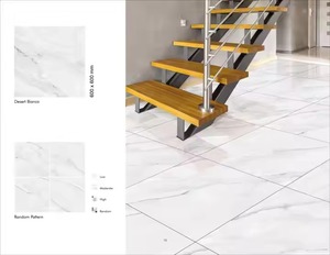 Vistaar 600x600mm brillante hielo luz diseño porcelana baldosas 24x24 pulgadas PGVT mármol 9mm espesor 2x2 baldosas de cerámica - Product Image 6