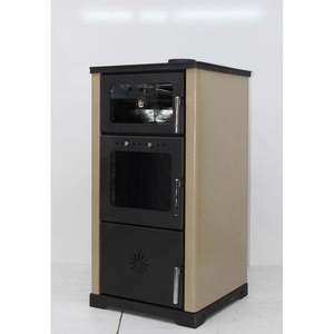 Dorello Vera Poêle à eau à combustible solide DK-25 avec cuisinière et cheminée en fer Lotus Vera Toros Chauffage au bois - Product Image 1