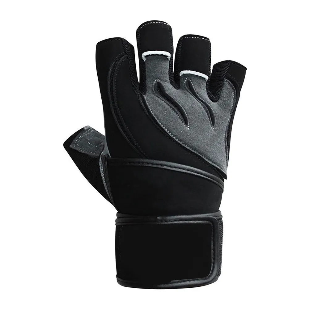 Gants de fitness en nylon respirant avec logo personnalisé pour l'entraînement d'haltérophilie Gants de gymnastique pour l'entraînement