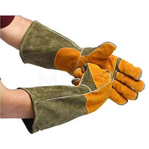 Guantes de Soldadura Multifuncionales de Alta Calidad, Personalizados, de Cuero Resistente, para Construcción y Jardinería - Product Image 2