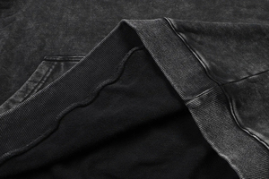 Sudadera con Capucha para Hombre de Alta Calidad, con Bolsillo, Estilo Pullover, Gruesa, Lavada al Ácido, Desgastada - Product Image 4