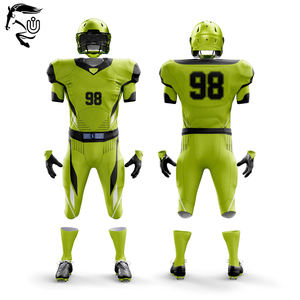 Uniformes de fútbol americano impresos personalizados de calidad superior conjuntos de equipo de manga corta con nuevo diseño de logotipo para uso deportivo - Product Image 1